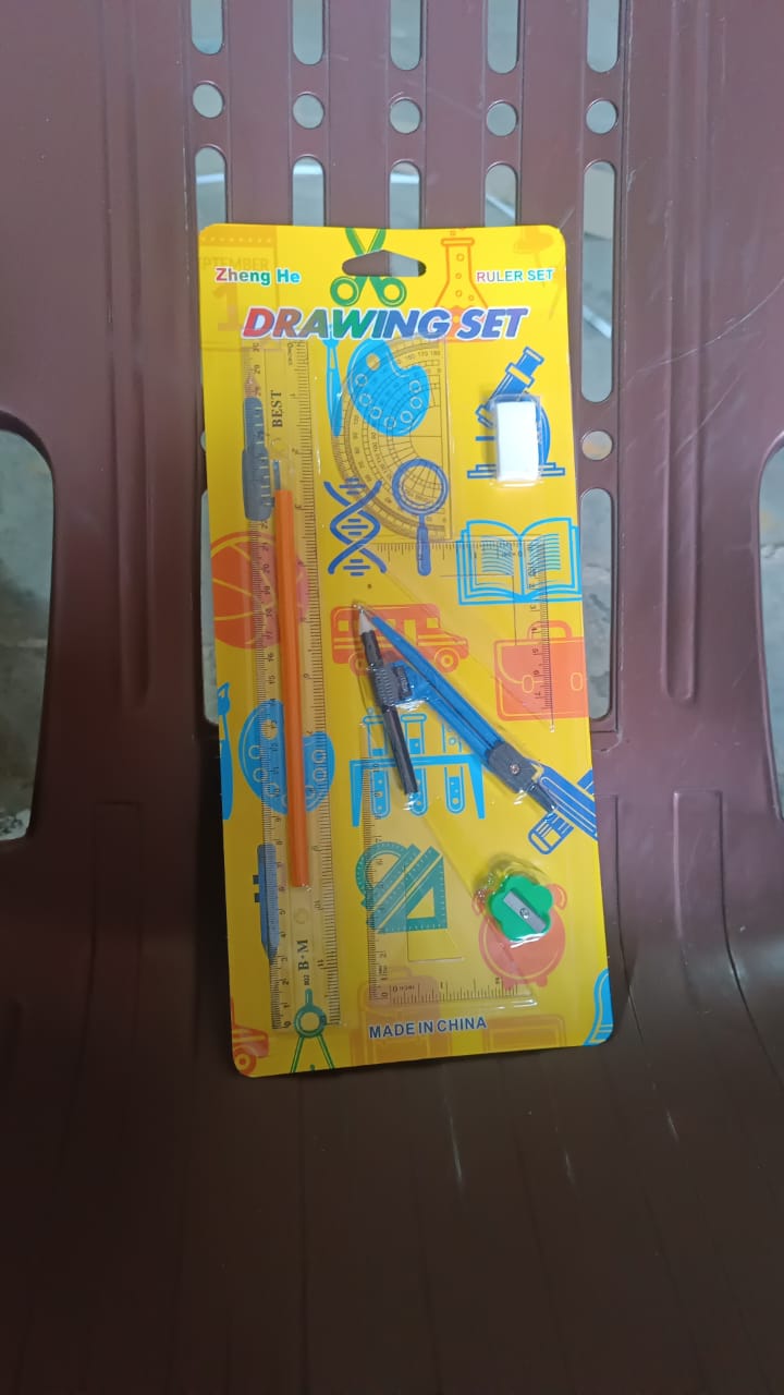 9 in 1 Stationery Set for School Student Office, Draft Rulers 9 in 1 Stationery Set for School Student Office, Draft Rulers